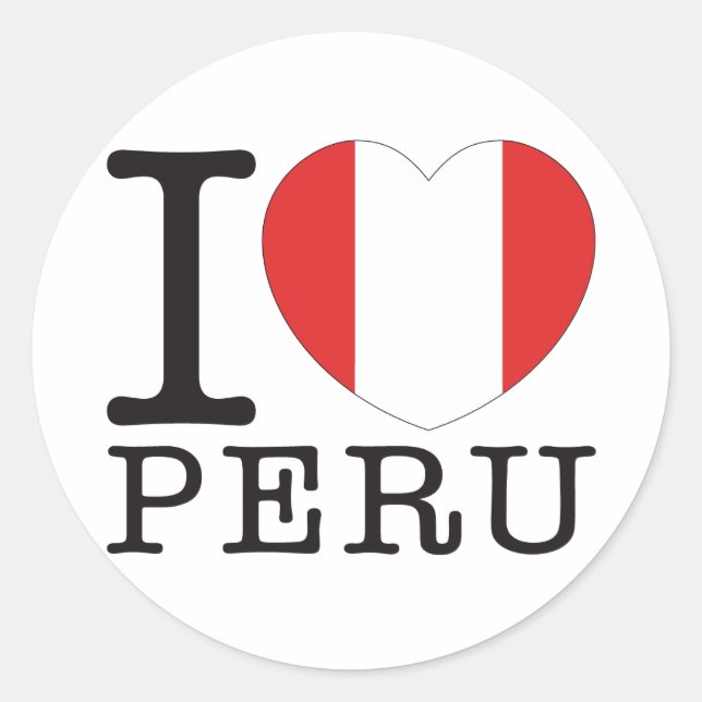 Adesivo Peru Love v2 (Frente)