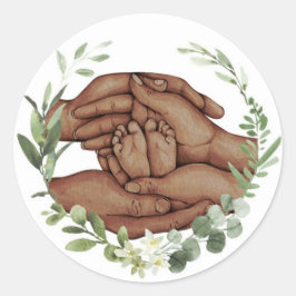 Adesivo Pés de Bebê nas Mãos