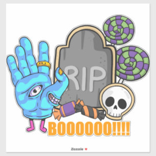 Adesivo Pesadelo De Presente De Halloween Antes Do Natal