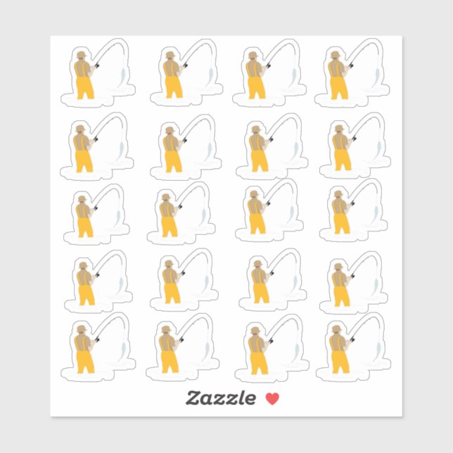 Adesivo Pesca (Folha)