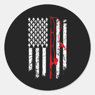 Adesivo Pesca De Bandeira Americana