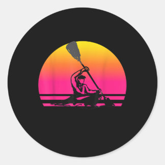 Adesivo Pesca de Kayak no Rio Kayaking Pescador