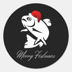 Adesivo Pesca de Natal - Pesca Feliz