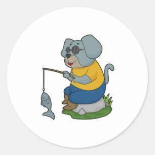 Adesivo Pesca do Cão - Escoamento do Peixe