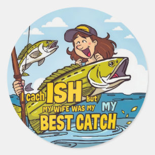 Adesivo Pesca e Casamento