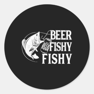 Adesivo Pesca Engraçado Com Cerveja