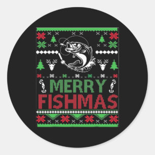 Adesivo Pesca Feia De Natal Byb Roupa