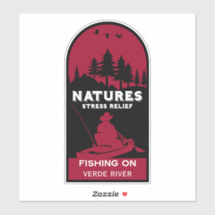 Adesivo Pesca Kayak Americana