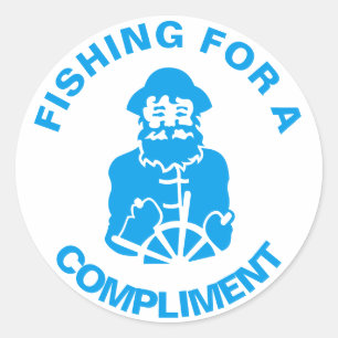 Adesivo Pesca por um cumprimento