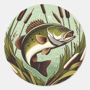 Adesivo Pescador de Robalo Peixe Pai Dia dos Pais