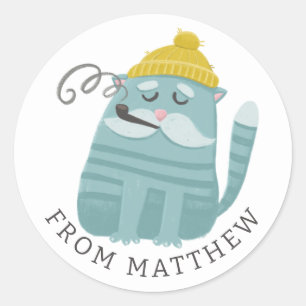 Adesivo Pescador e Marinheiro Engraçado. Favor do Partido 