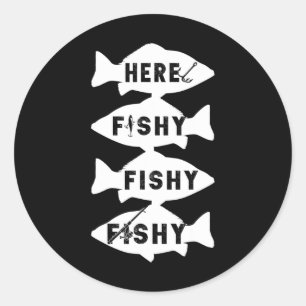 Adesivo Pescador Peixe Pescadores Isca Vara de Pescar Meni