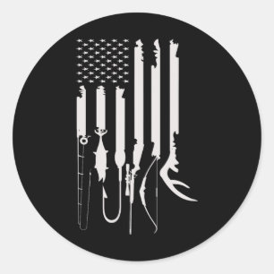 Adesivo Pescar Bandeira Americana de Bandeira Americana