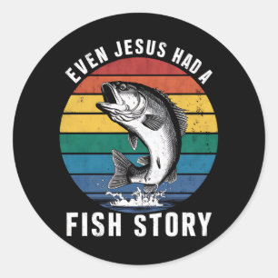 Adesivo Pescaria Até Jesus Tinha História de Peixe Robalo