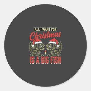 Adesivo Pescaria de Natal Grande Peixe Feriado