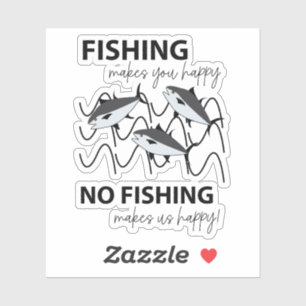 Adesivo Pescos Nadando Na Pesca Da Água