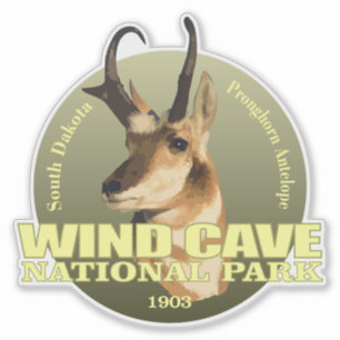 Adesivo PESO do NP da caverna do vento (Pronghorn)