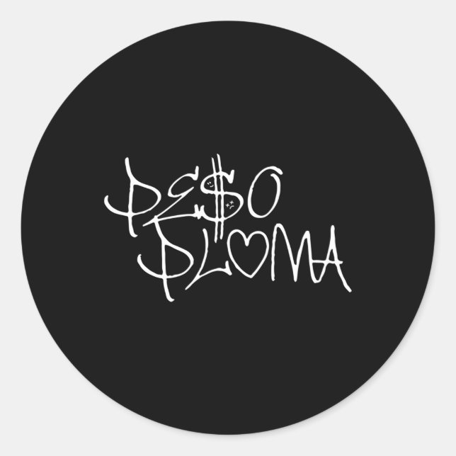 Adesivo Peso Pluma Corridos Tumbados México Belicos (Frente)