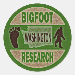 Adesivo Pesquisa de Washington Bigfoot