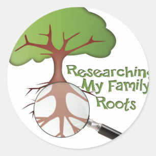 Adesivo Pesquisando minhas Raízes Familiares