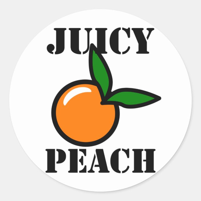Adesivo Pêssego Juicy (Frente)