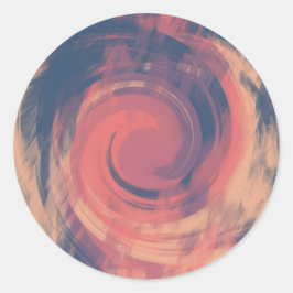 Adesivo Pêssego Rosa Soldado e espiral Azul