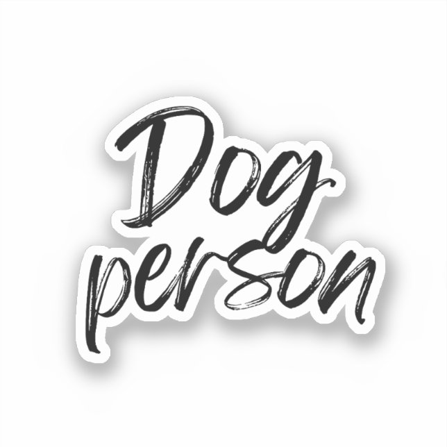 Adesivo Pessoa de Cachorro (Frente)