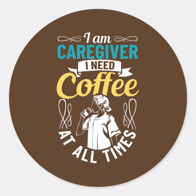 Adesivo Pessoal de Apreciação Pessoal do Cuidador (Frente)