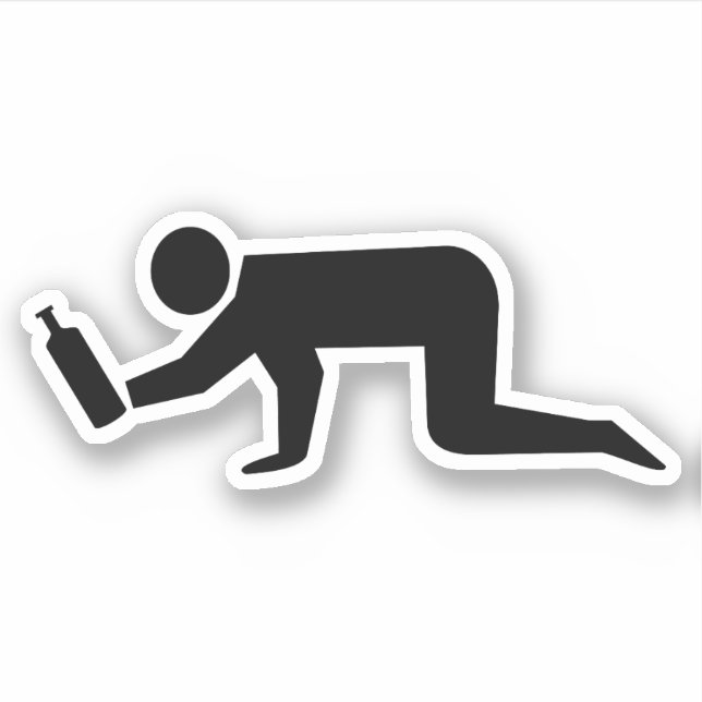 Adesivo Pessoas Bêbadas (Frente)