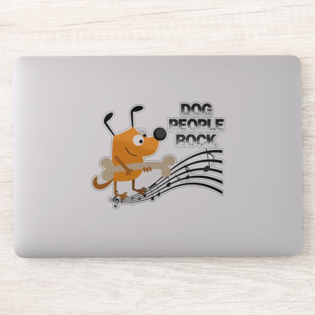 Adesivo Pessoas de cães Rock Vinyl Sticker (Computador)