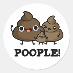 Adesivo Pessoas de Poop Bonitas