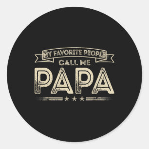 Adesivo Pessoas Favoritas Chamam-Me Papá Fogueiros.