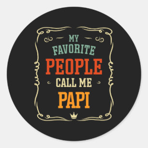 Adesivo Pessoas Favorito Chame-me Dia de os pais Papi