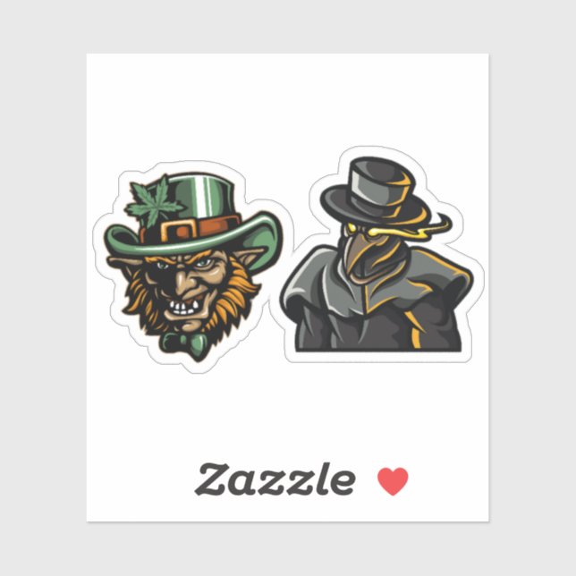 Adesivo Pessoas Sticker gcm U (Folha)