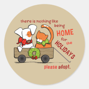 Adesivo Pet Adotion Patch n Rusty Home para o Natal