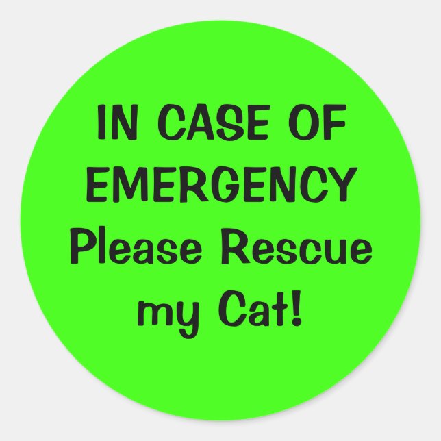 Adesivo Pet Alert Sticker (Frente)