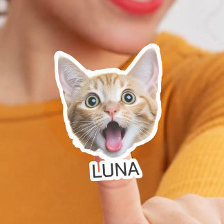 Adesivo Pet de Cachorro de Foto Personalizado | Foto perso