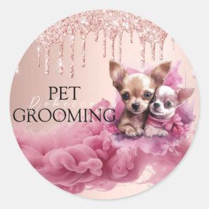 Adesivo Pet Grooming Spa Salon Puppy