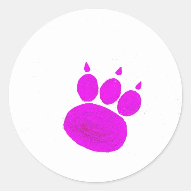 Adesivo Pet Sitting Services Paw Print (Frente)