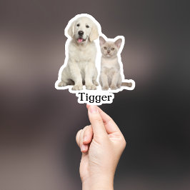 Adesivo Pet Sticker Personalizado, Dog Sticker Personaliza