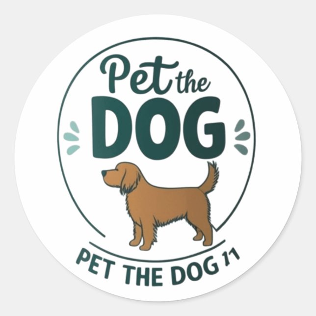 Adesivo Pet The Dog (Frente)