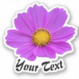 Adesivo Pétalas cor-de-rosa com carimbos amarelos em prima