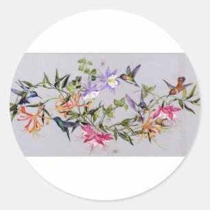 Adesivo Pétalas do colibri Envoltório-Em torno de