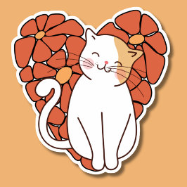 Adesivo Pétalas e Purrs à prova de água