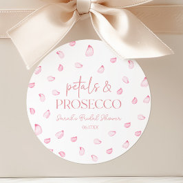 Adesivo Pétalas & Prosecco Pétalas de Rosa Rosa Bridal Sho