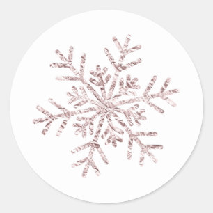 Adesivo Pétalas Rosa Natal Fantasia de Inverno Floco de Ne
