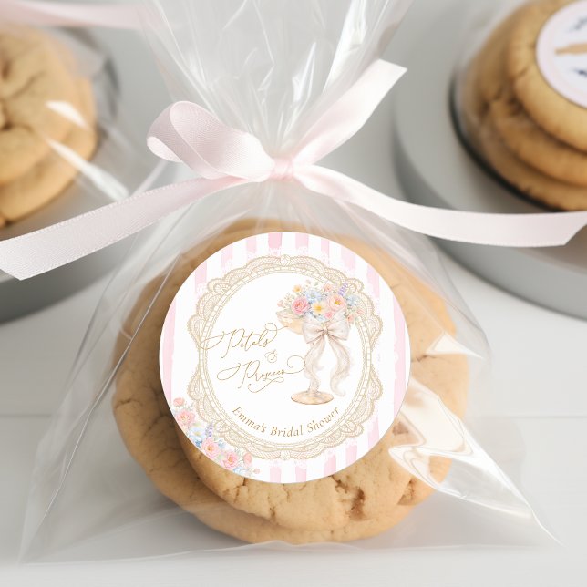 Adesivo Petals and Prosecco Bridal Shower (Criador carregado)