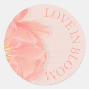 Adesivo Petals Arch Floral Chá de panela Rosa Convite