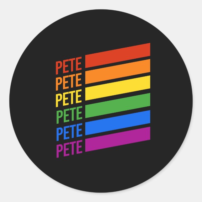 Adesivo Pete LGBT Rainbow (Frente)