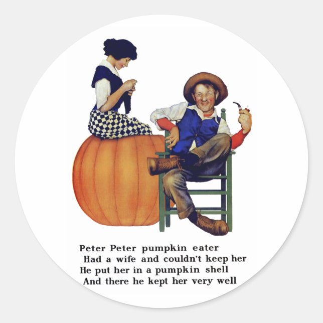 ADESIVO PETER PETER PUMPKIN EATER (Frente)